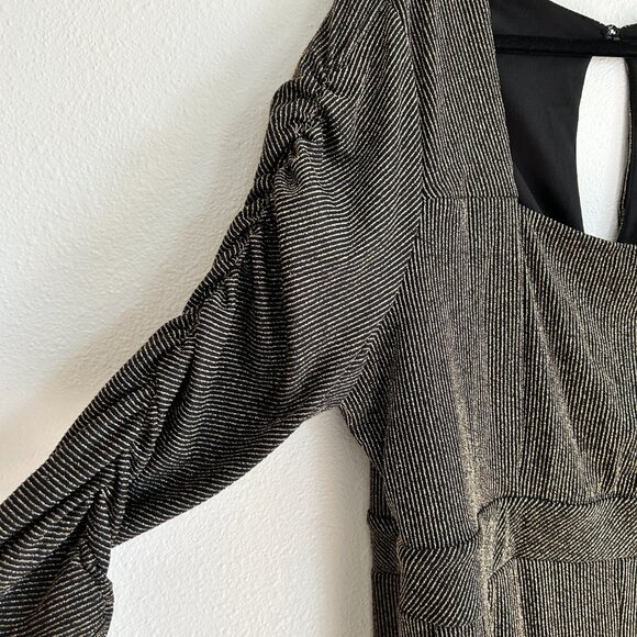 Torrid Gold Glitter Jumpsuit - Picture 4 of 13